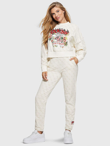 4G BANKSY Brown sports trousers - 5