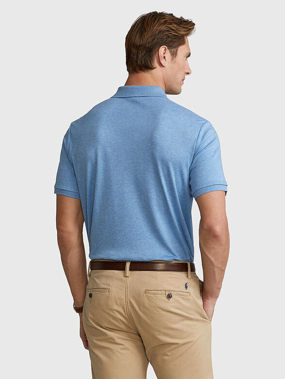 Polo-shirt with multicoloured logo embroidery - 3