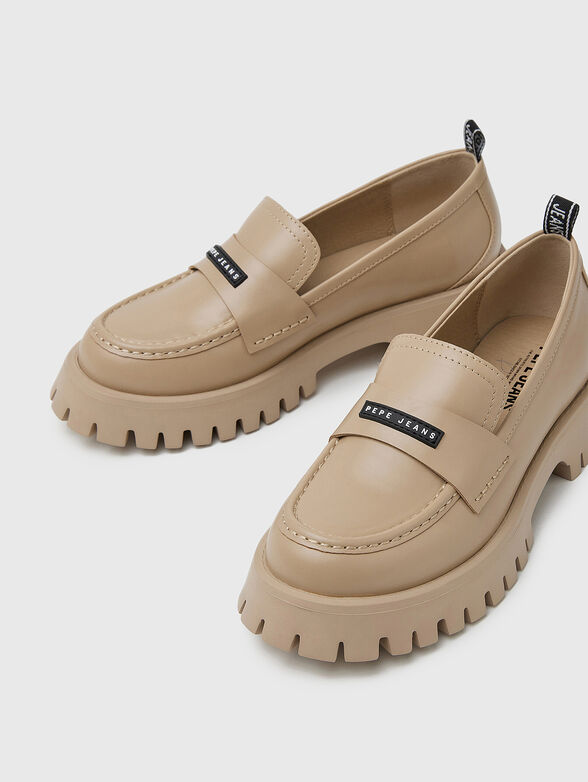 OXFORD beige moccasins  - 2