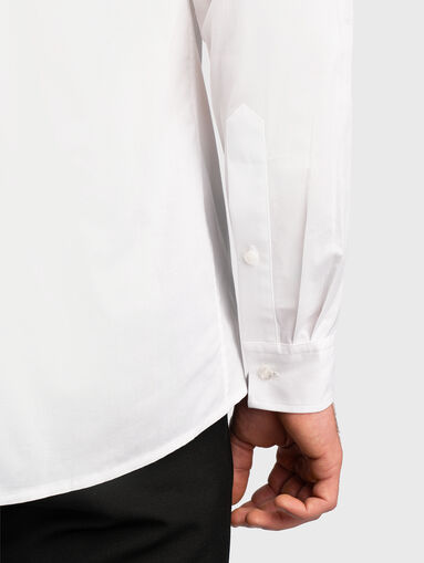 White shirt with accent zips - 4