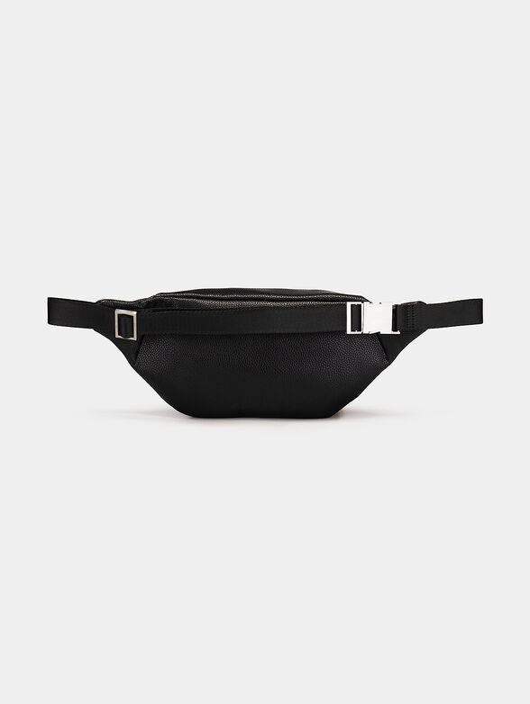 RIVIERA black waist bag with logo detail - 2