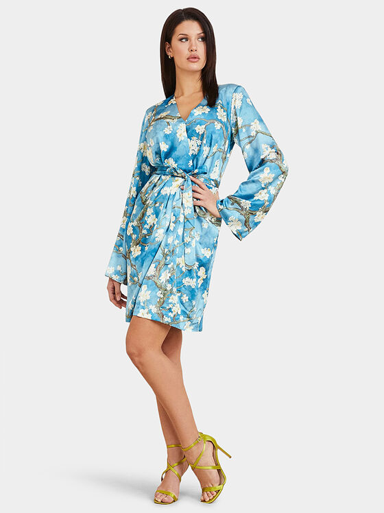 BLOSSOM satin kimono - 1