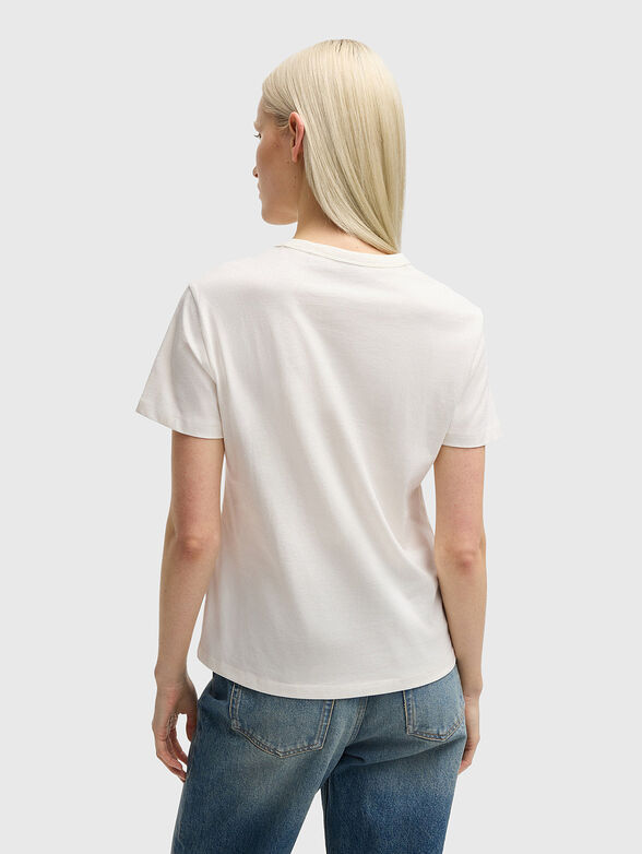 Cotton T-shirt with logo print - 3