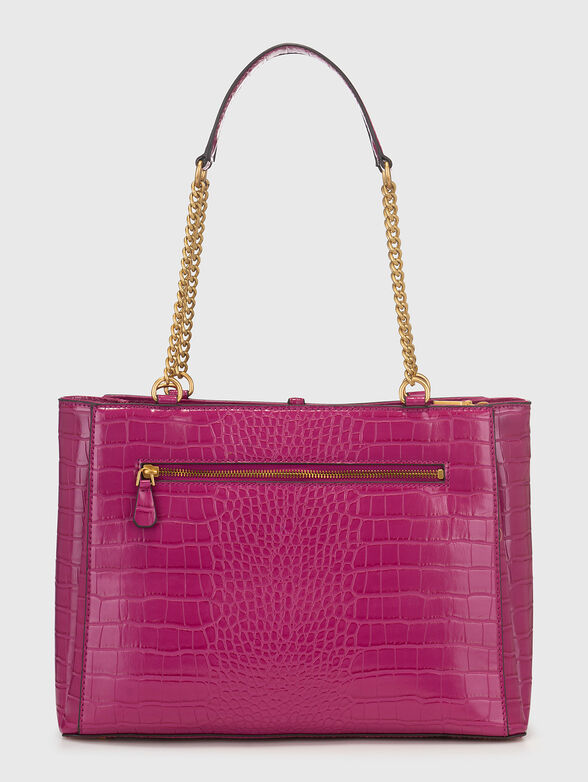 JAMES black bag with croc effect - 2