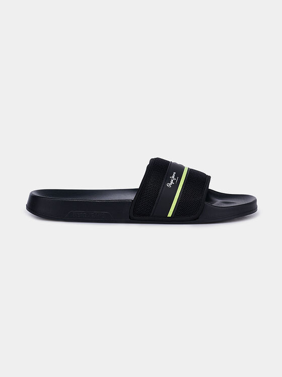 Sandale negre glisante - 1