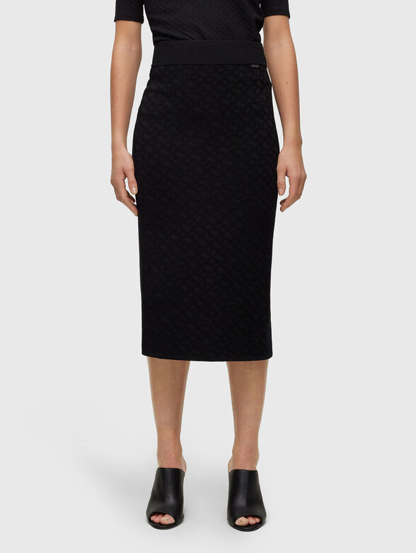 Knitted jacquard skirt - 1