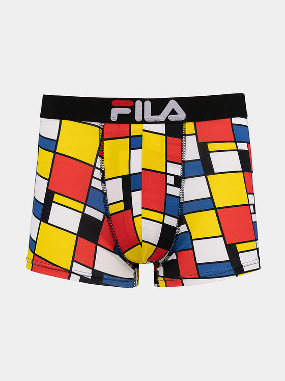 Boxeri cu imprimeu geometric - 1