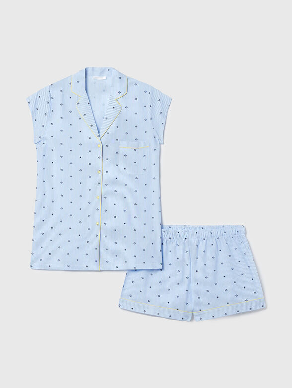 SEA YOU SOON striped print pajamas  - 4