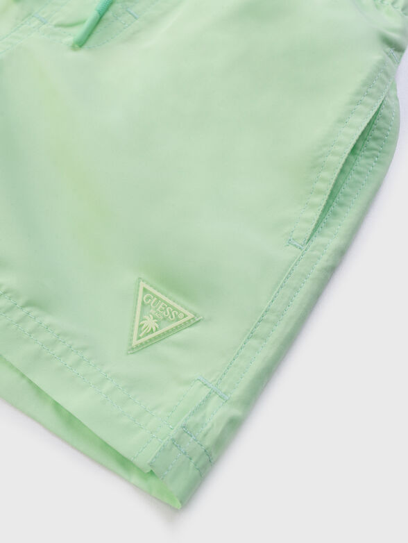 Beach shorts in green - 4
