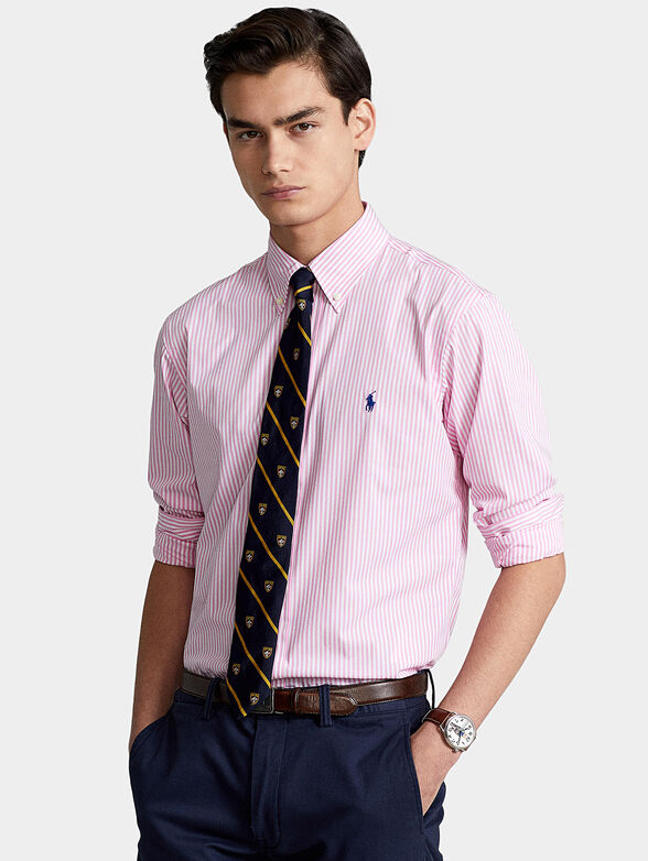 Striped cotton shirt - 1