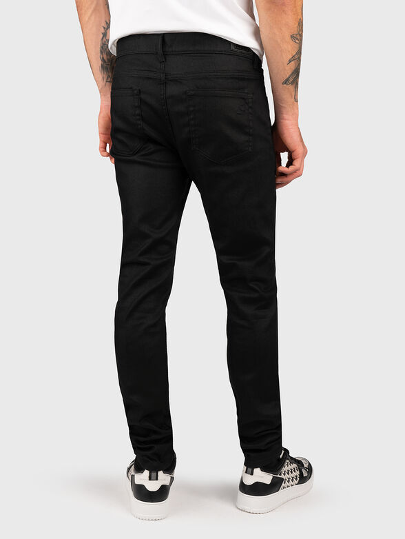 Slim jeans in black color - 2