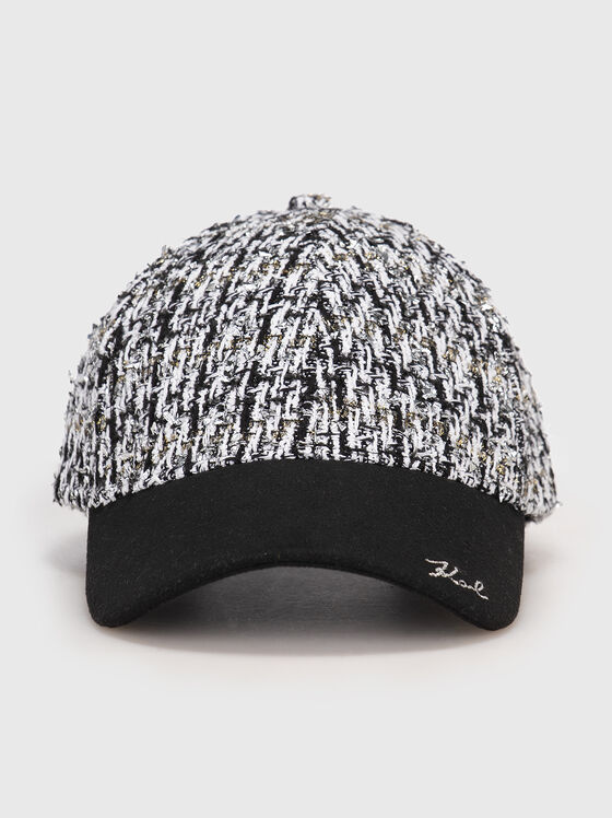K/SIGNATURE bouclé hat - 1