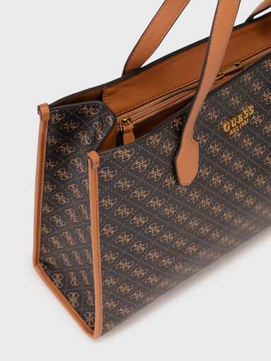 SILVANA bag with monogram print - 5