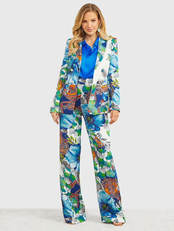 LUCY blazer with colorful print - 2