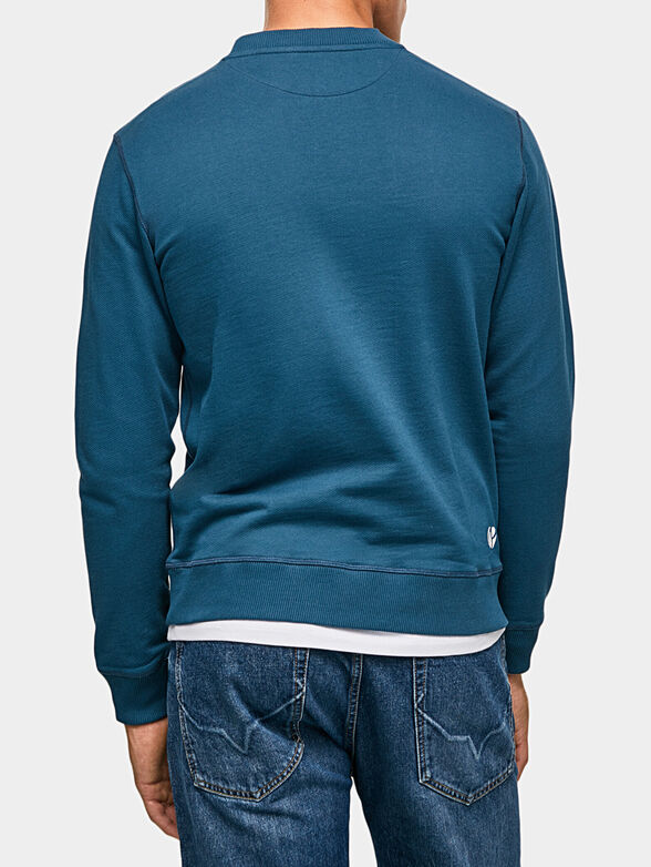 PERCIVAL blue sweatshirt with photo print - 3