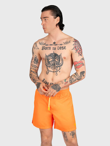 Orange beach shorts - 4