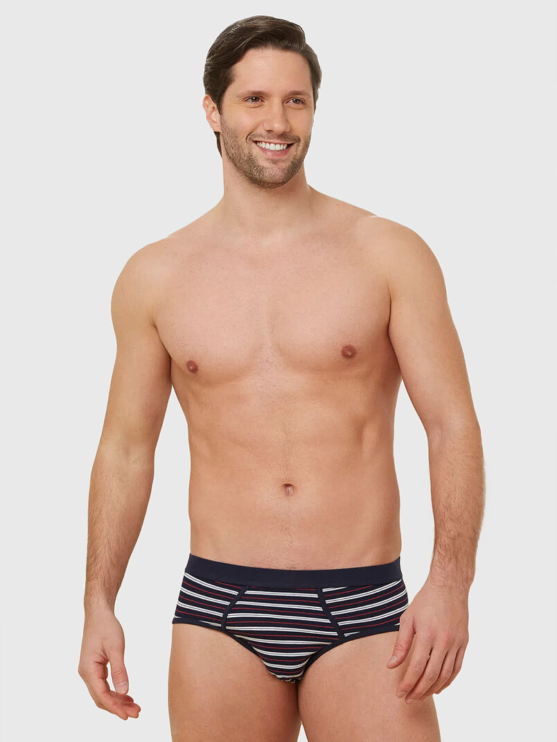 RIVIERA CLUB briefs with striped print - 3