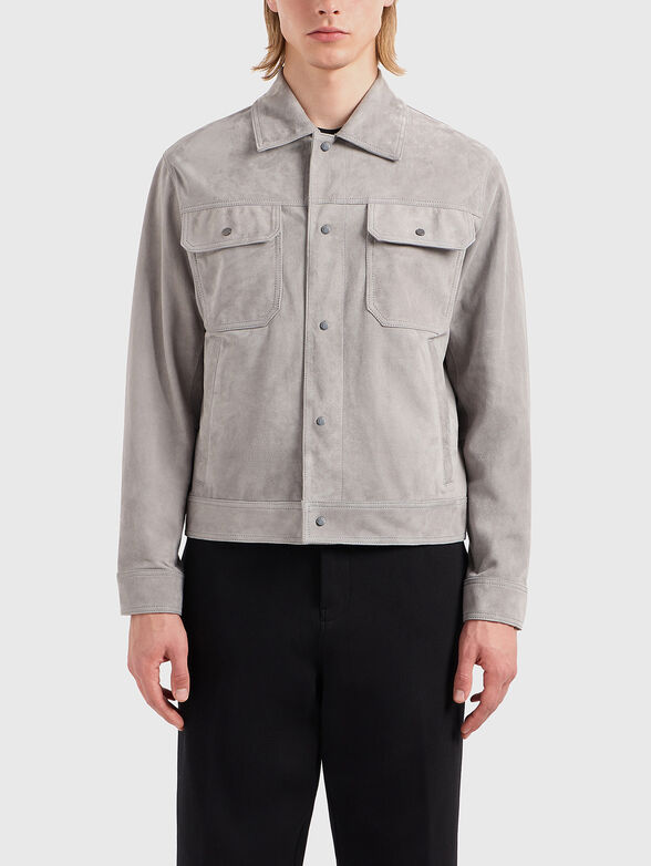 Suede grey jacket - 1