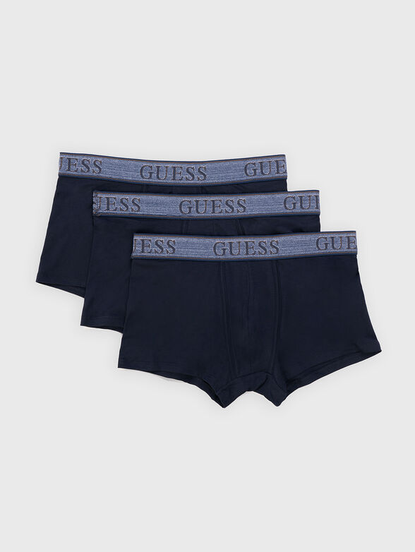 JOE set of three dark blue trunks - 1