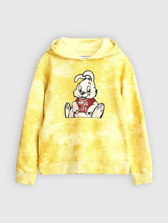BUNNY sweatshirt with print - 1