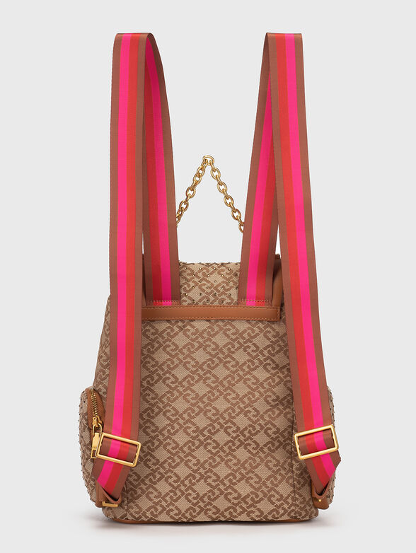 Backpack with monogram print - 2