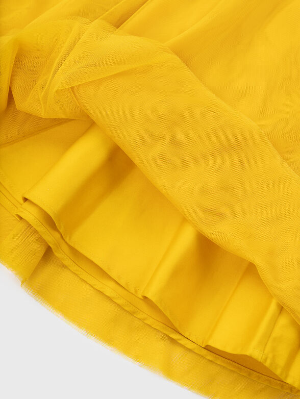 Yellow tulle dress - 5
