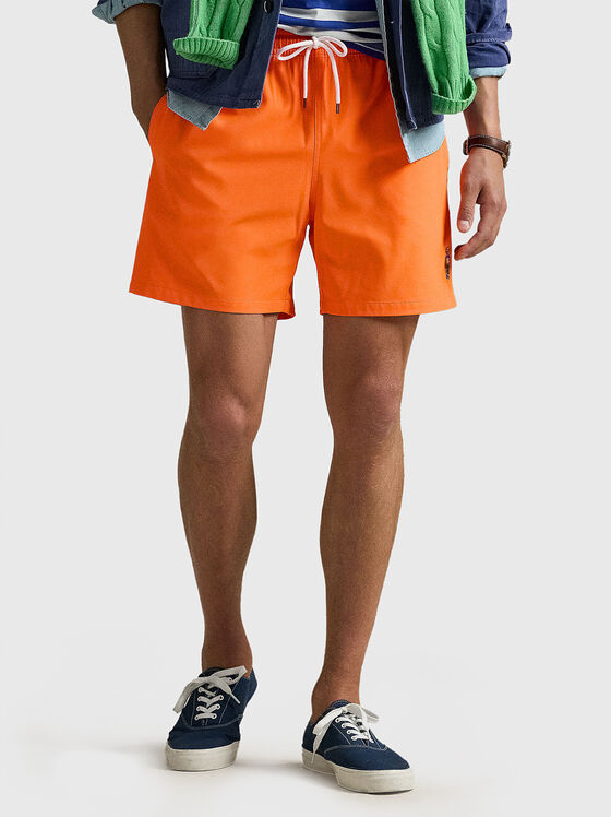 Pantaloni scurți de plajă cu broderie Polo Bear - 1