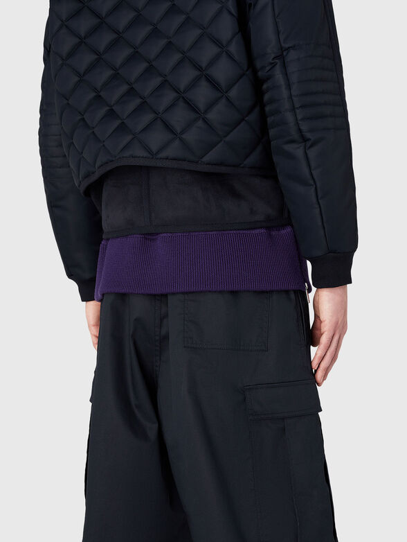 Transition jacket with quilted effect - 5