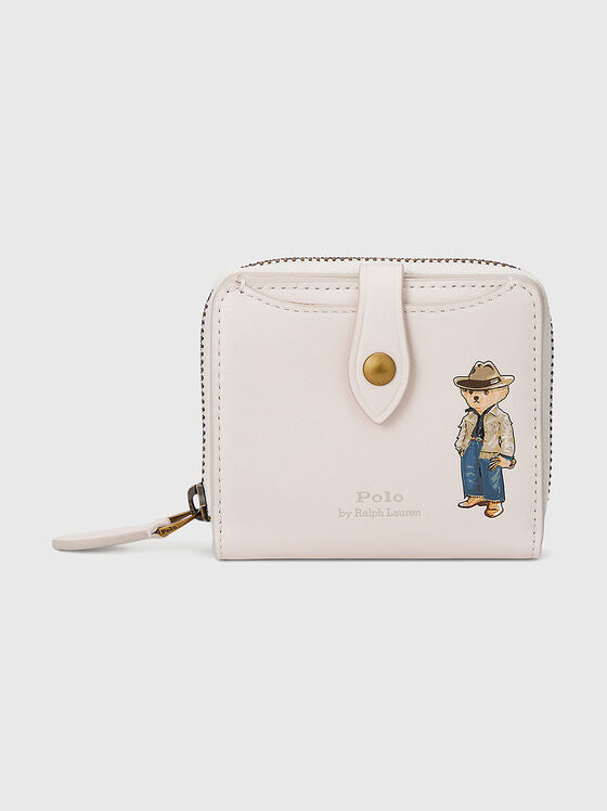 Portofel mic din piele cu imprimeu Polo Bear - 1