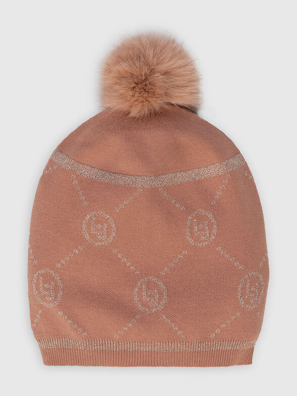 Black hat with logo details - 1