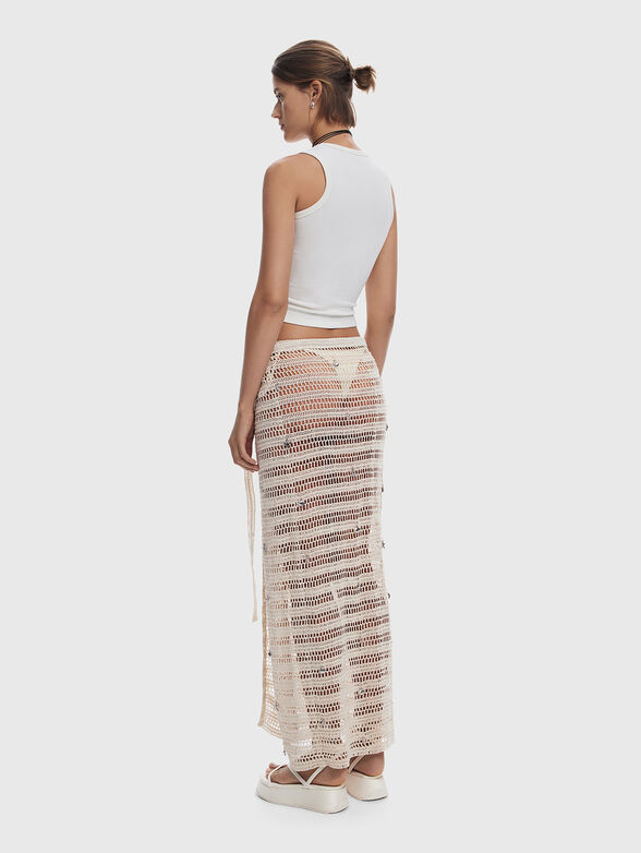 Top with accent print - 3