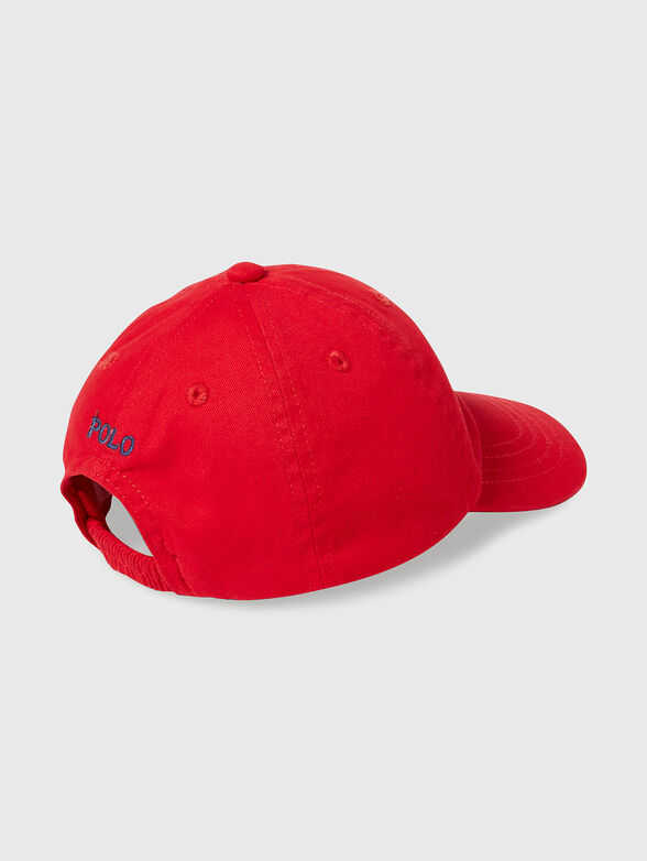 Red hat with logo embroidery - 2