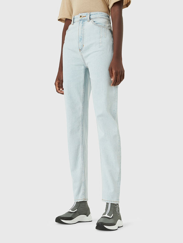 Slim high-waisted jeans - 1
