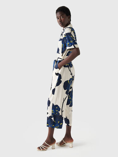 Floral-print jumpsuit - 3