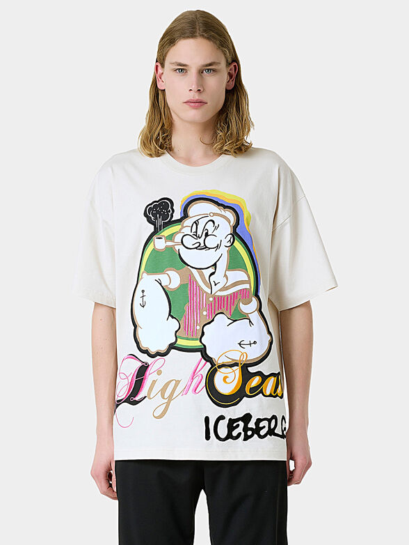 T-shirt with art print - 1