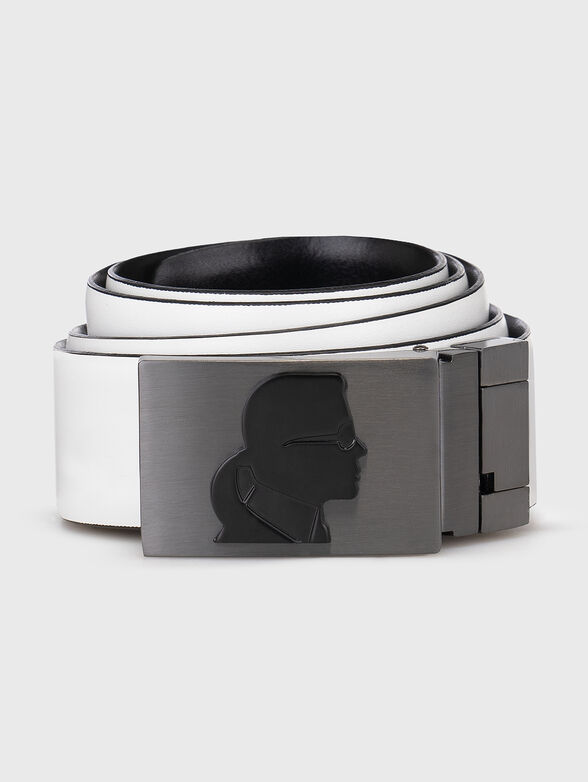 Double faced leather belt  - 2