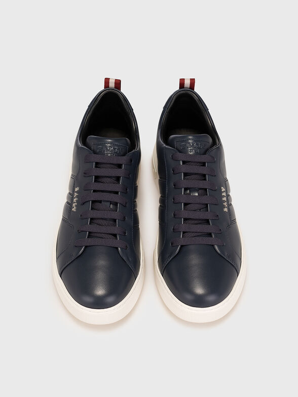 NEW-MAXIM black leather sport shoes - 6