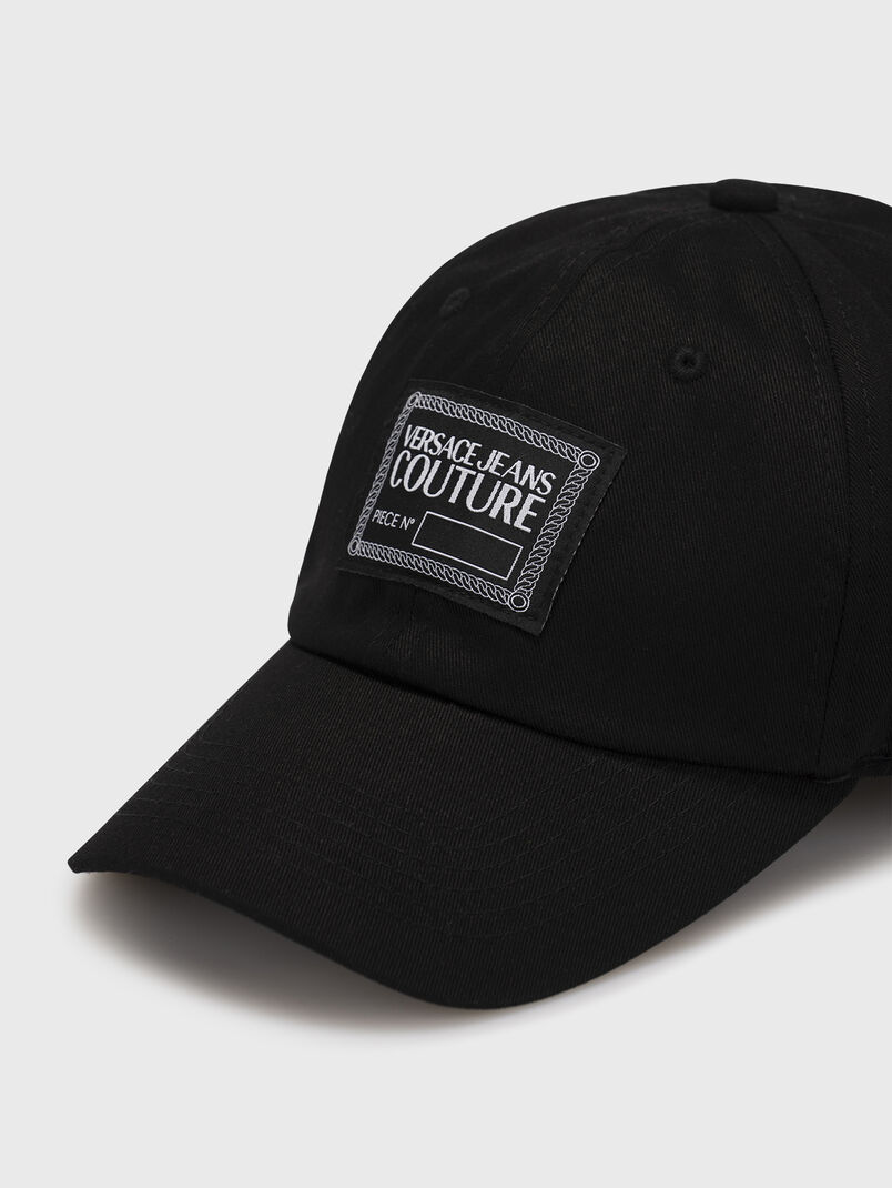 Black baseball cap with logo - 3