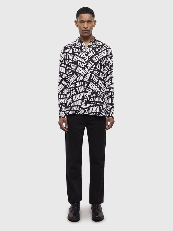 Shirt with monogram logo print - 2