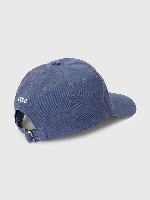 Blue cap with logo embroidery - 2