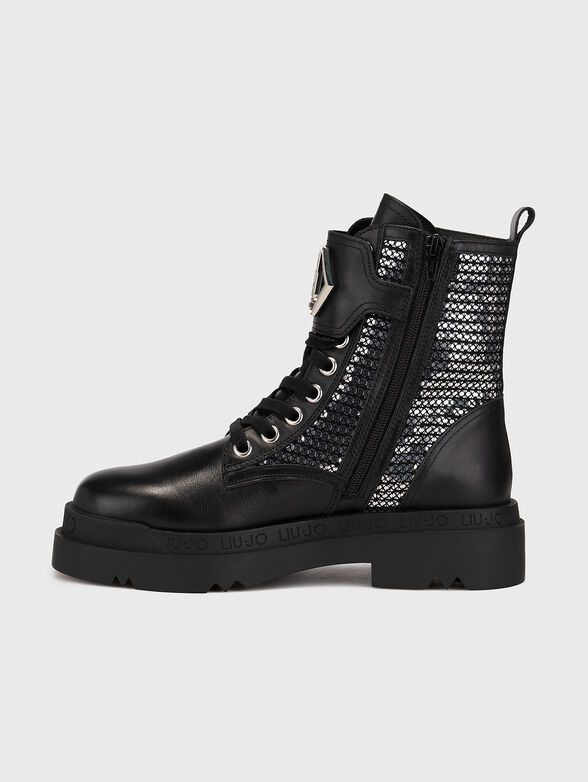 LOVE 33 ankle boots with appliquéd sequins - 4