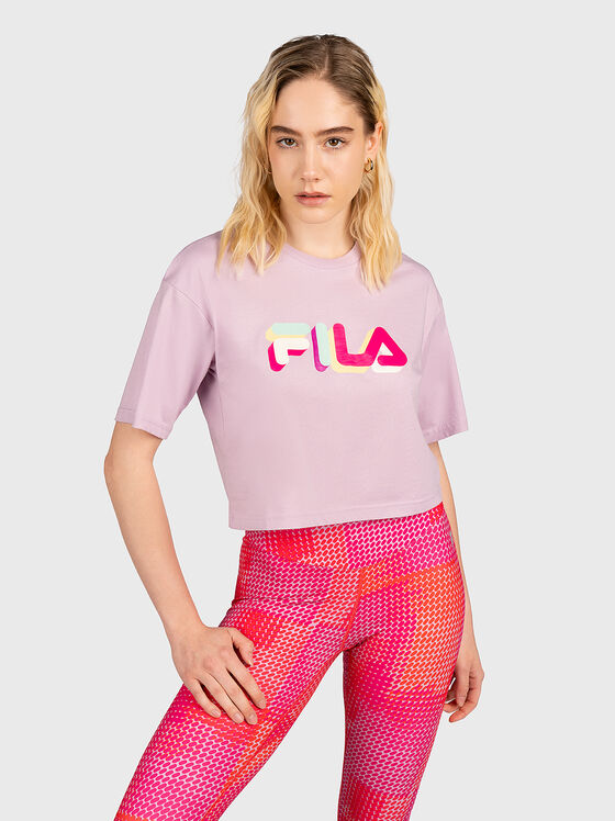BEUNA black cropped T-shirt - 1