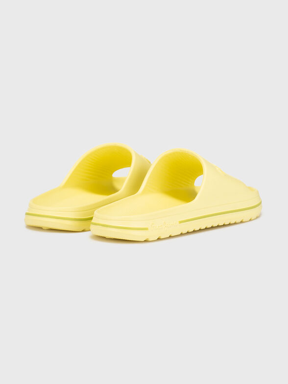 Beach slippers with logo accent - 3