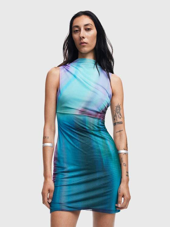 Rochie din tul cu efect de gradient - 1
