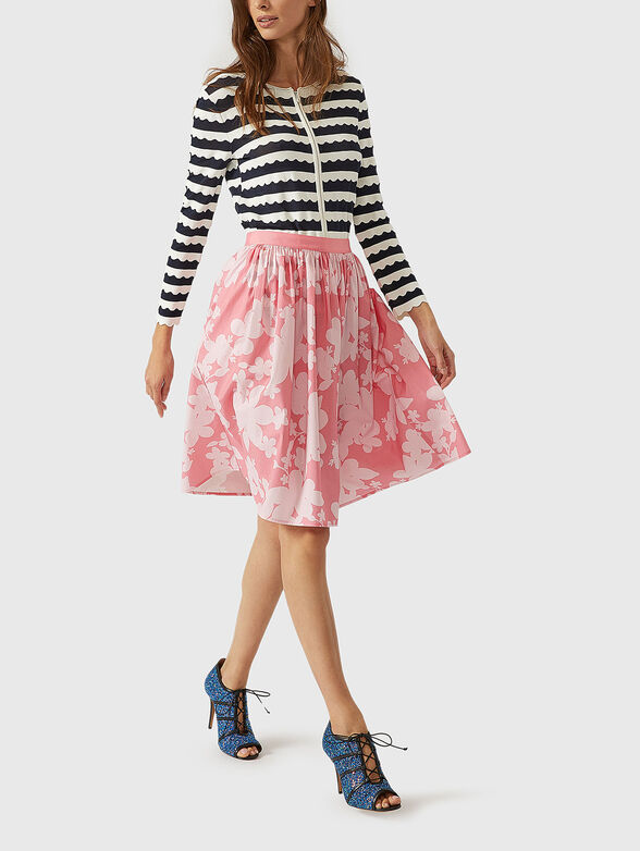 Striped jacket with zip - 2