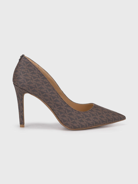 ALINA heeled shoes with monogram logo design - 1