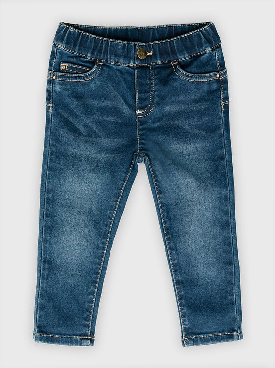 Jeans with elastic waist - 1