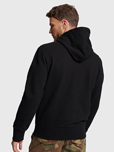 CORE SPORT black hooded sweatshirt  - 3