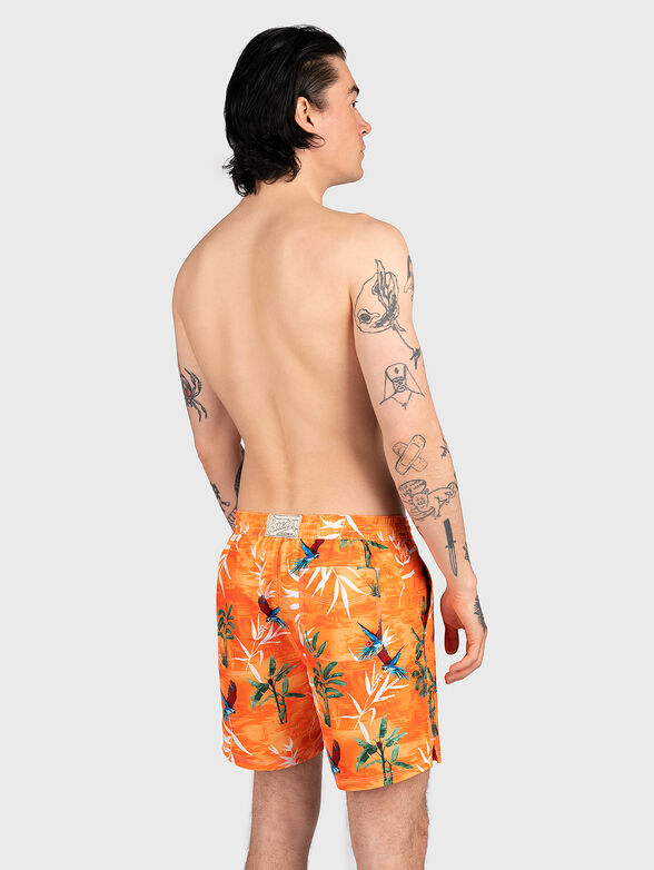 HAWAII beach shorts with floral print - 2