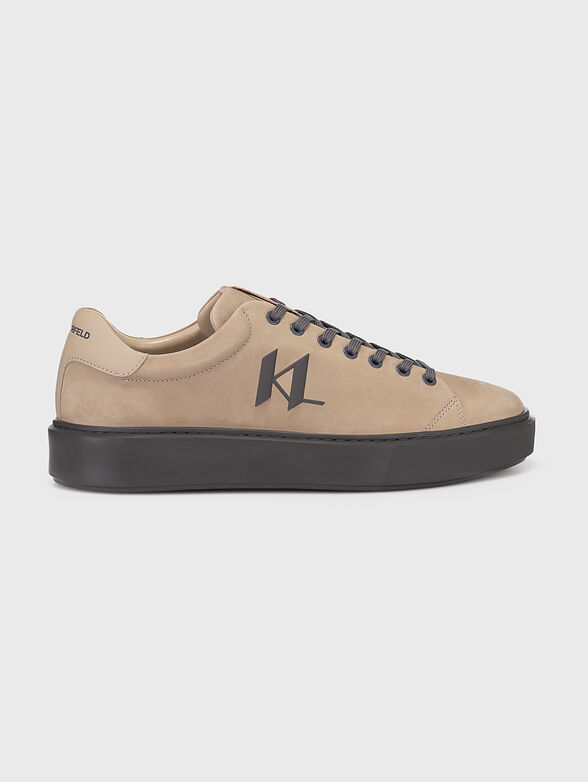 MAXI KUP suede sports shoes with logo accent - 1